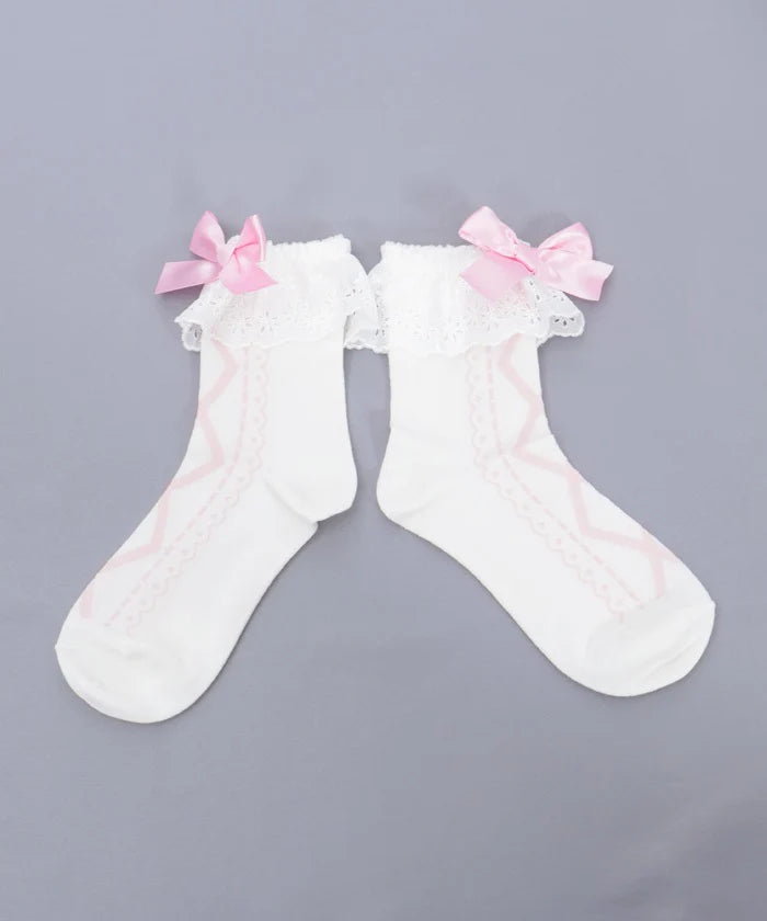 Cotton Lace Socks