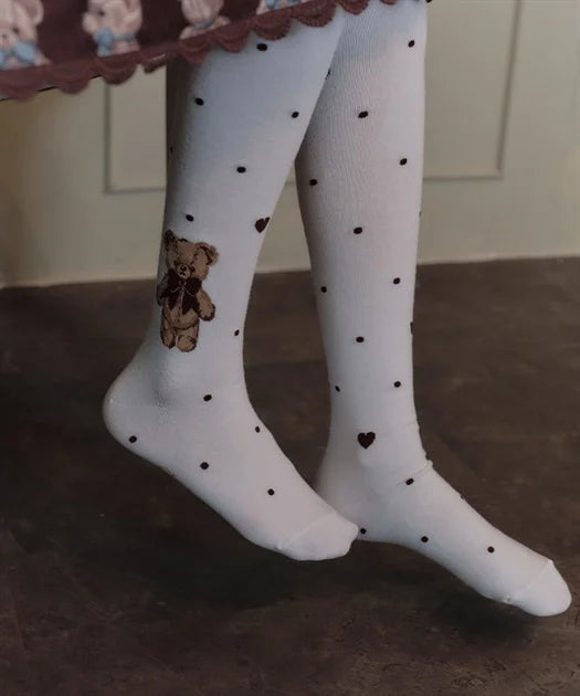 Fluffy Bear Over-knee Socks