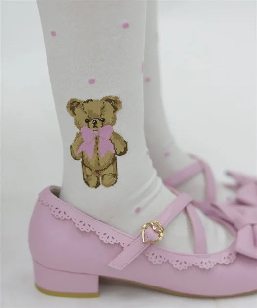 Fluffy Bear Over-knee Socks