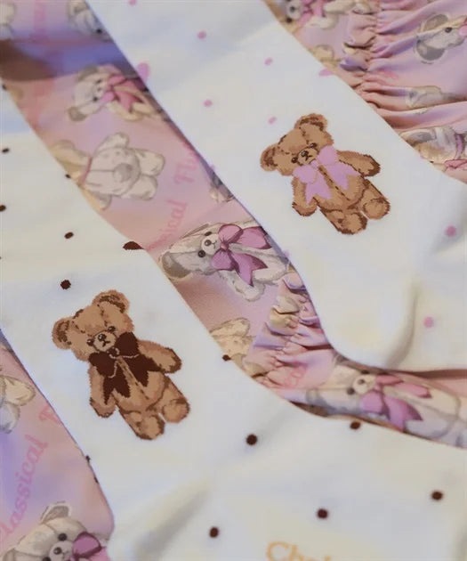 Fluffy Bear Over-knee Socks