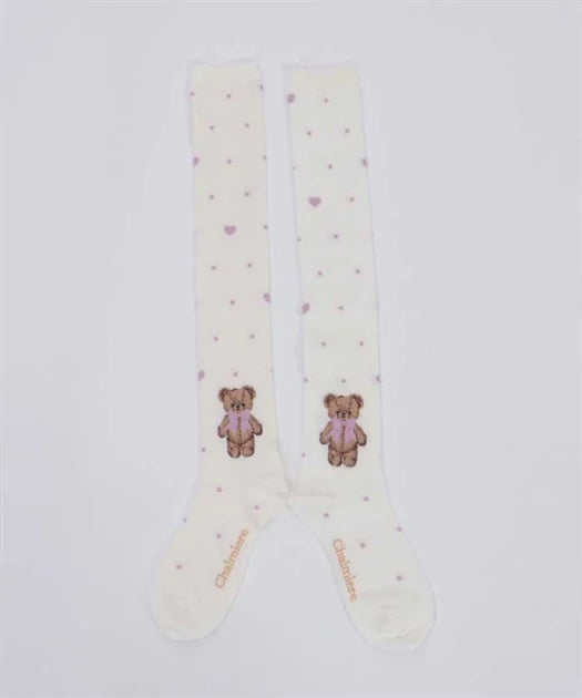 Fluffy Bear Over-knee Socks