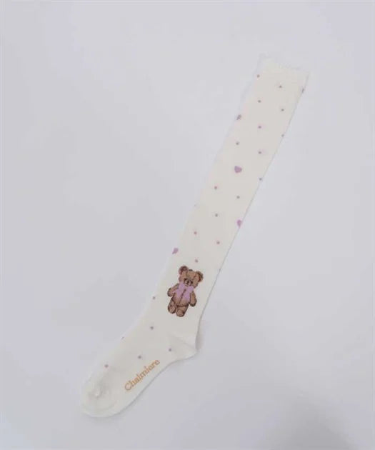 Fluffy Bear Over-knee Socks