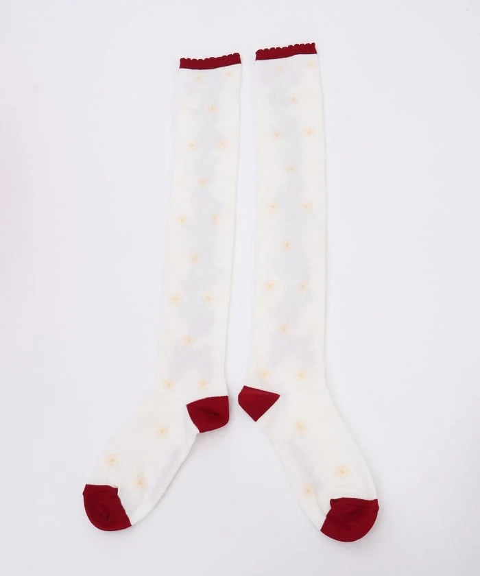Strawberry Pattern Over-knee Socks