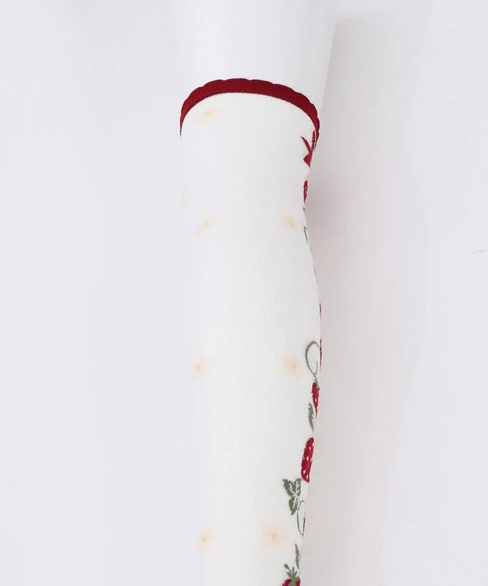 Strawberry Pattern Over-knee Socks