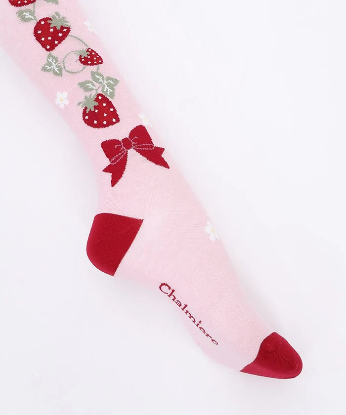 Strawberry Pattern Over-knee Socks