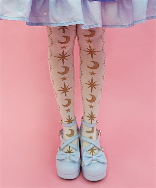 Starry Sky Over-knee Socks