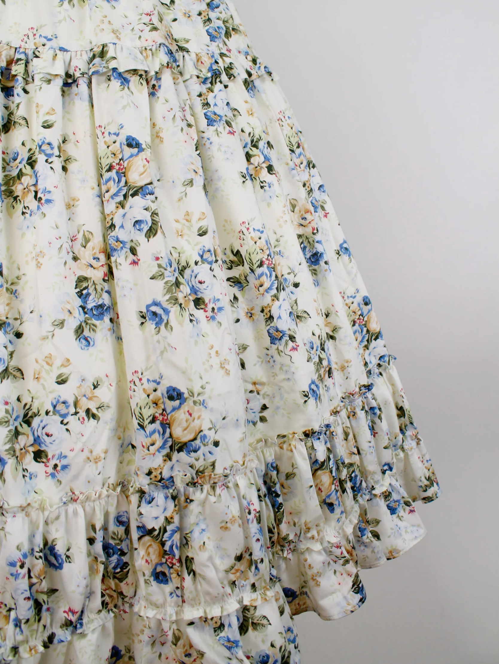 Rococo Bouquet Ruffle Apron Dress