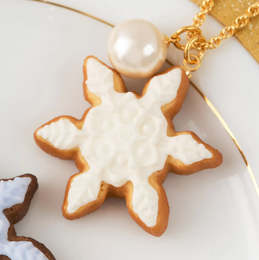 Snowflake Sugar Cookie Necklace