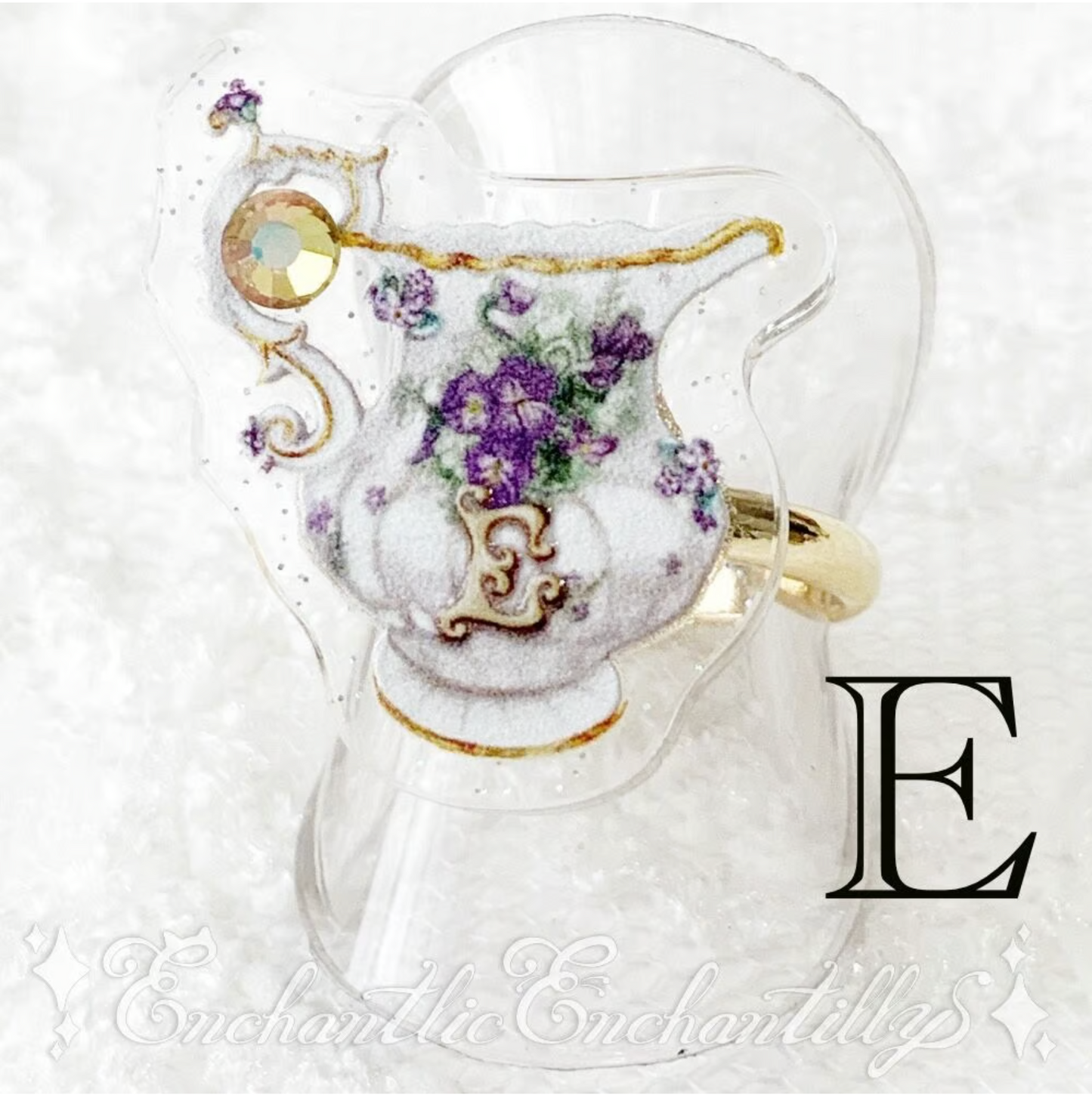 Dolled Up Ring - Tea Pot Series