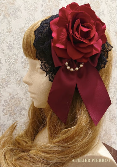 Rose Lace Headband