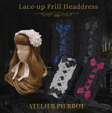Lace-up Frill Headdress