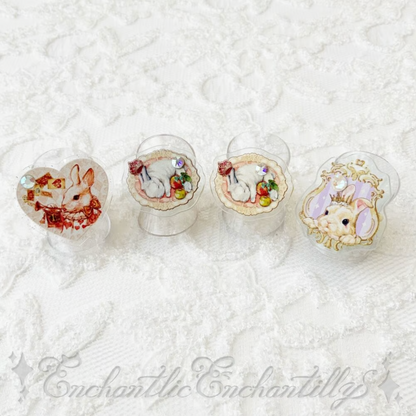 Dolled Up Ring Rabbit Series