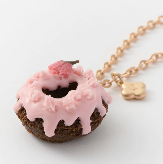Melty SAKURA Doughnut Necklace