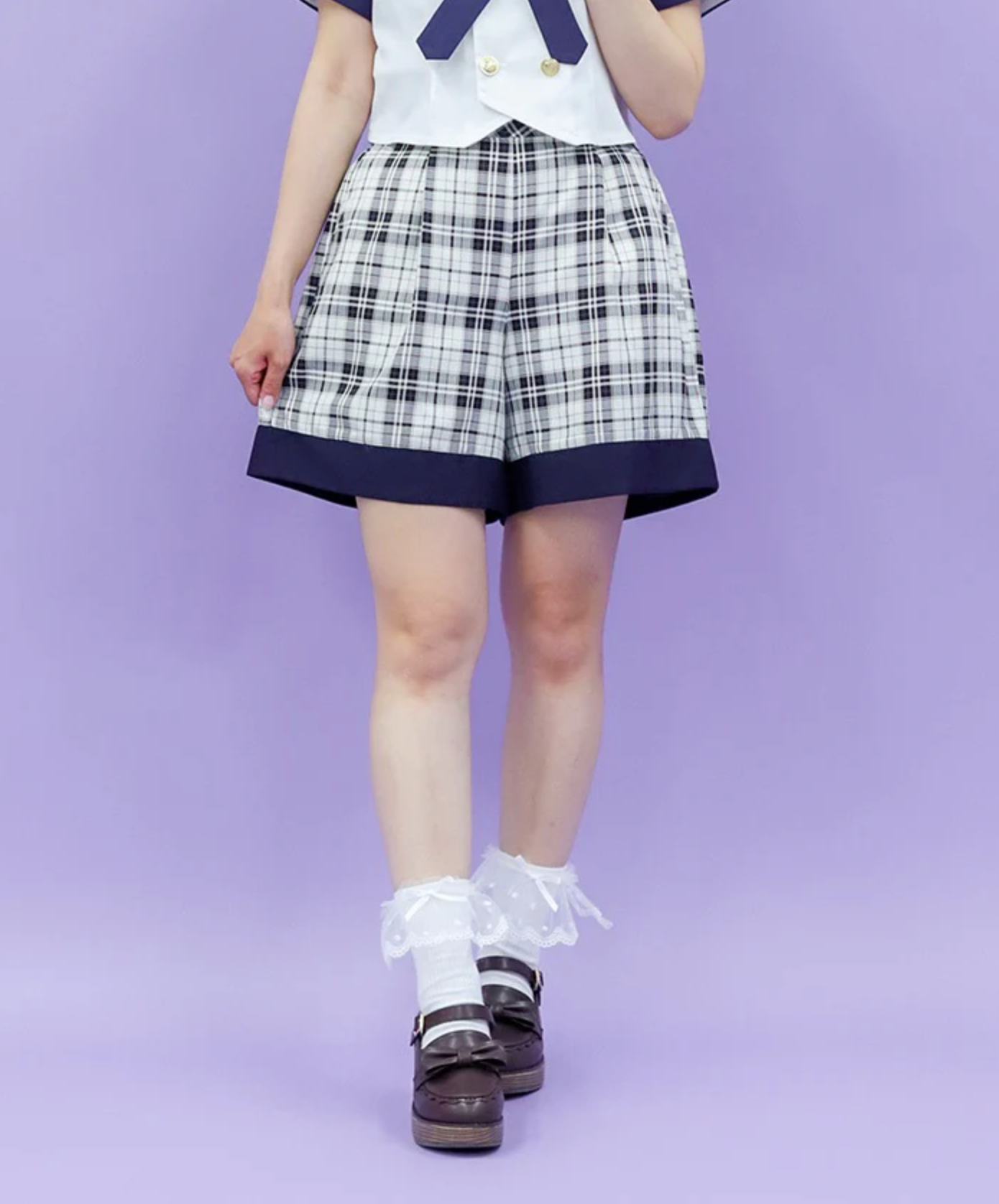 Bicolor Short Pants