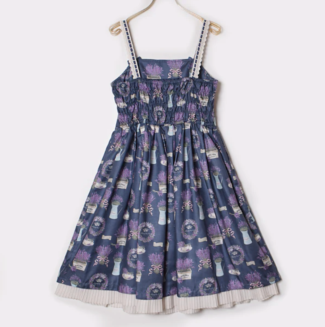 Lavender Garden Plus Size Jumperskirt Dress