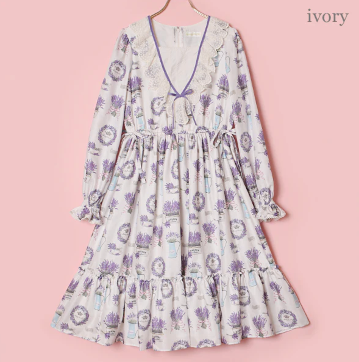Lavender Garden One Piece Dress