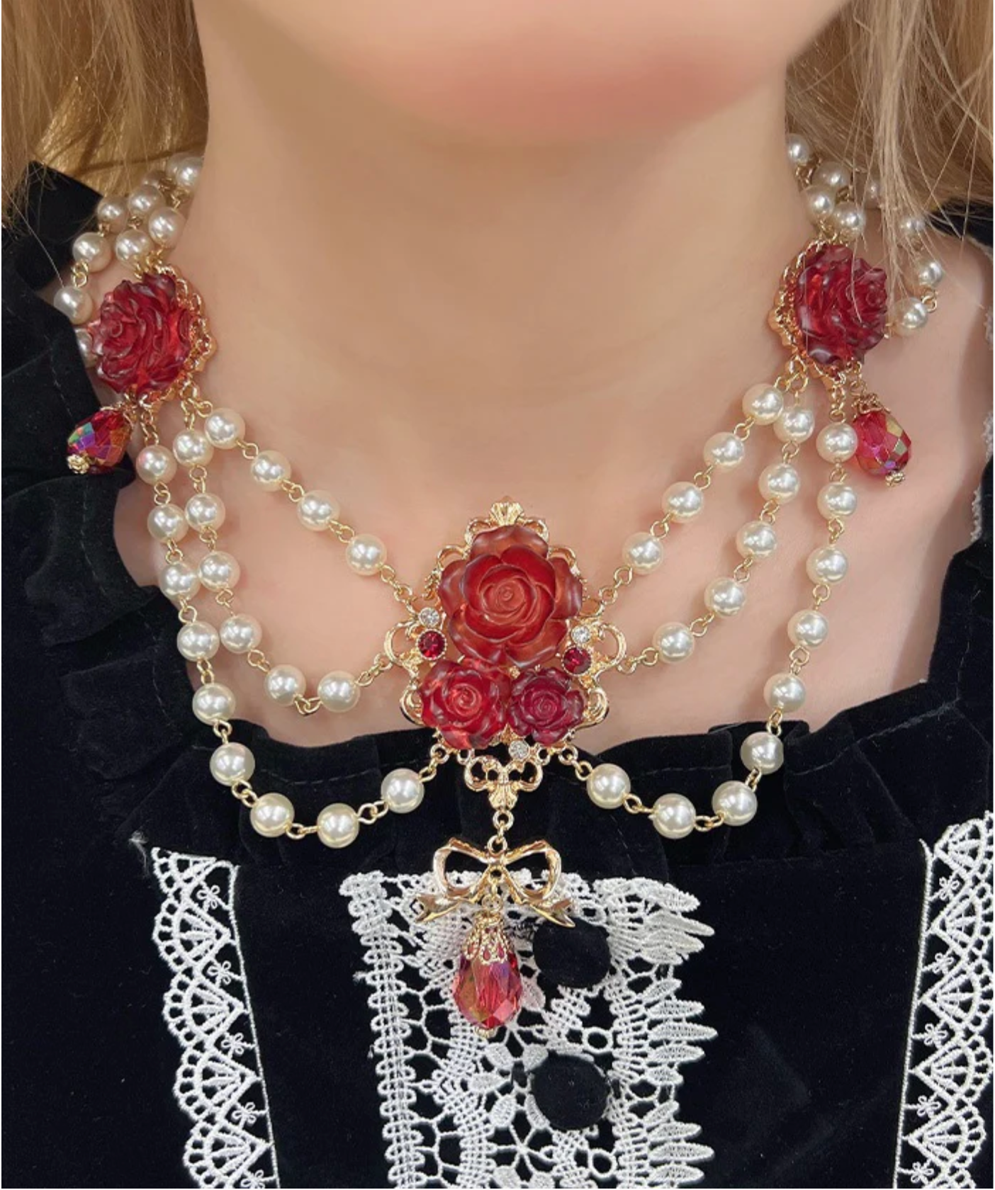 Romantic Rose Necklace