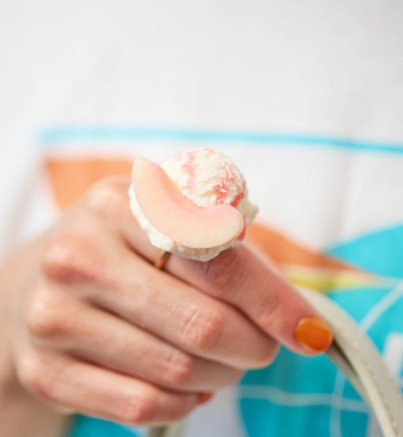 Peach Ice Cream Ring