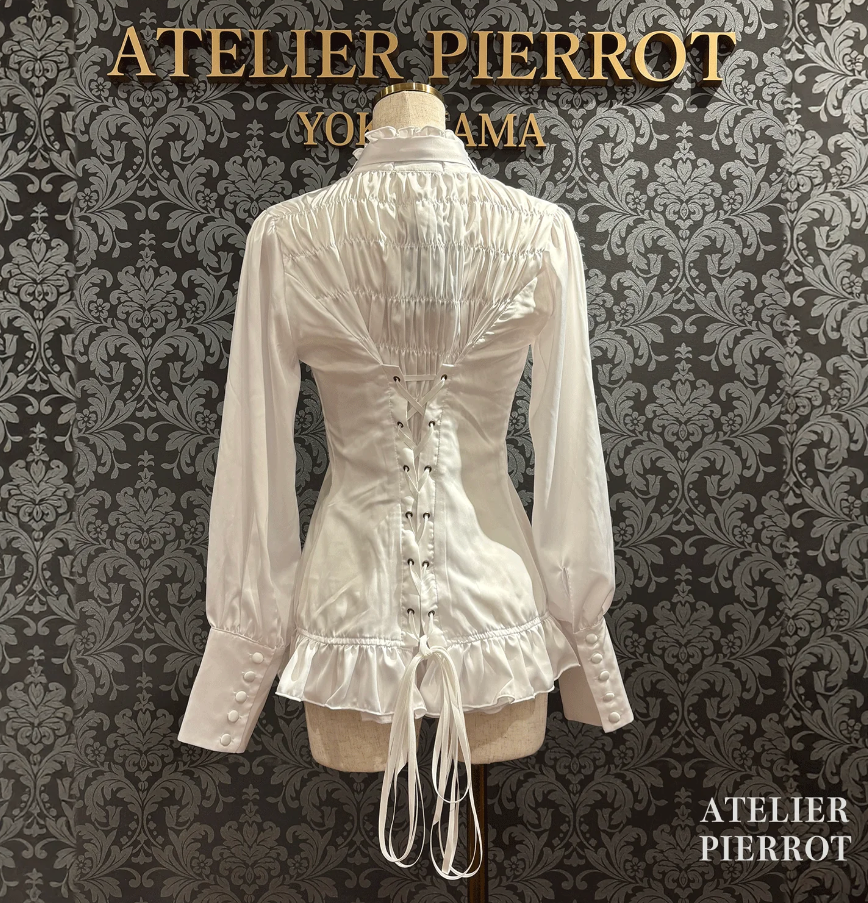 Classical Duchess Ribbon Blouse