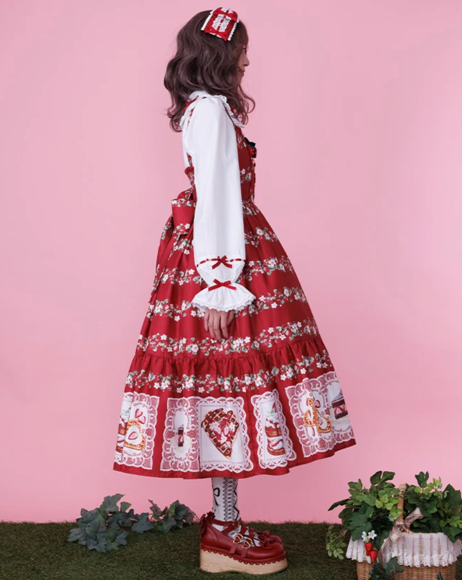 Baked Berry Long Jumperskirt