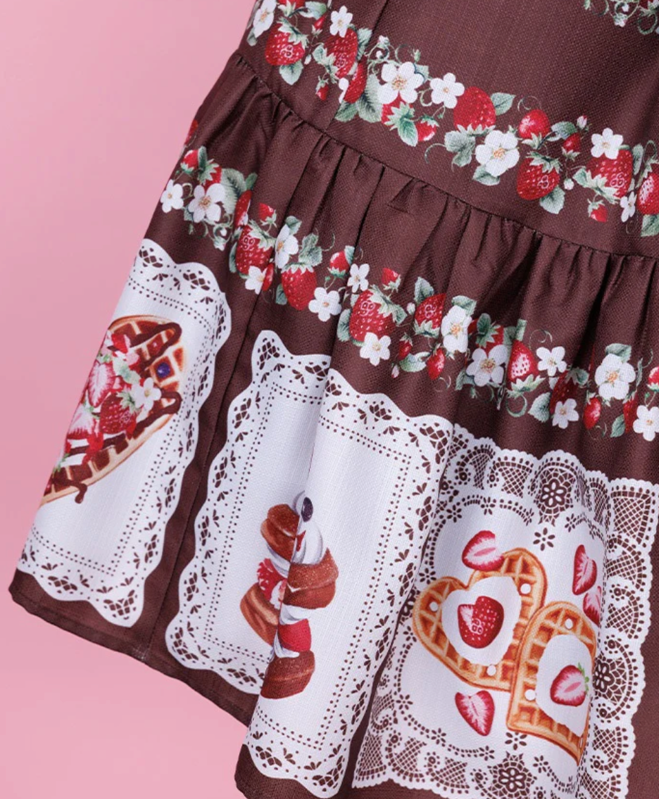 Baked Berry Long Jumperskirt