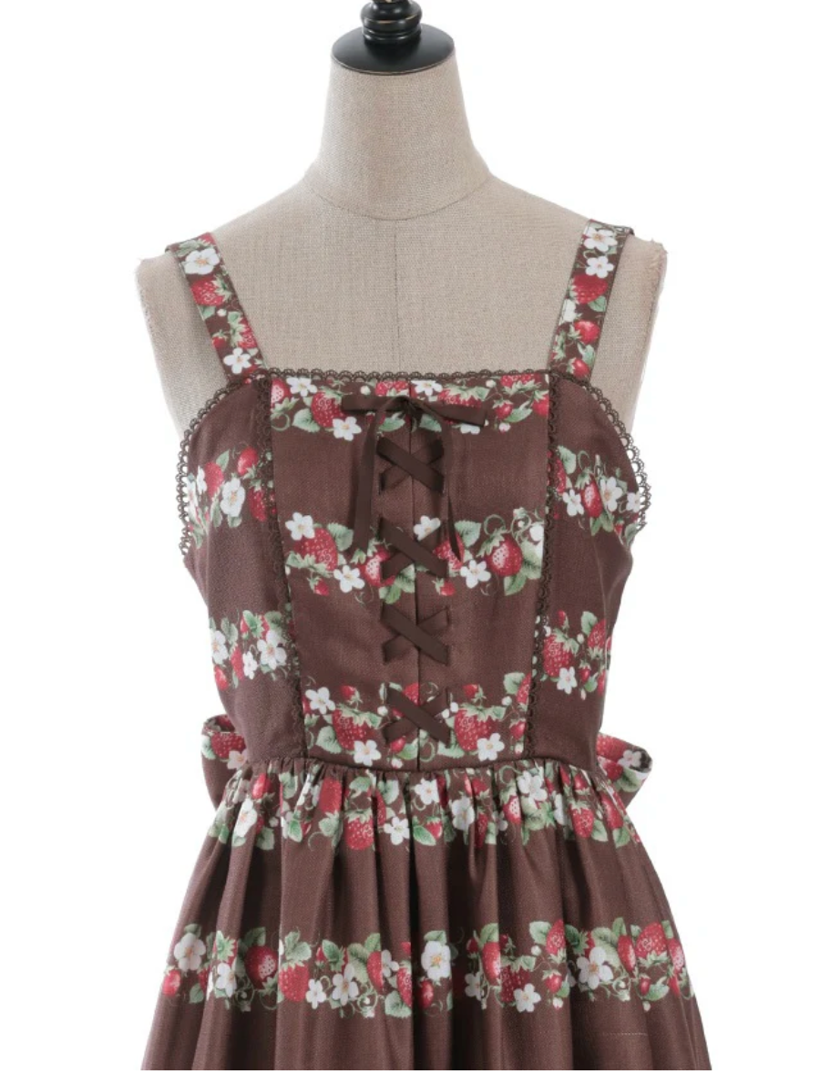 Baked Berry Long Jumperskirt