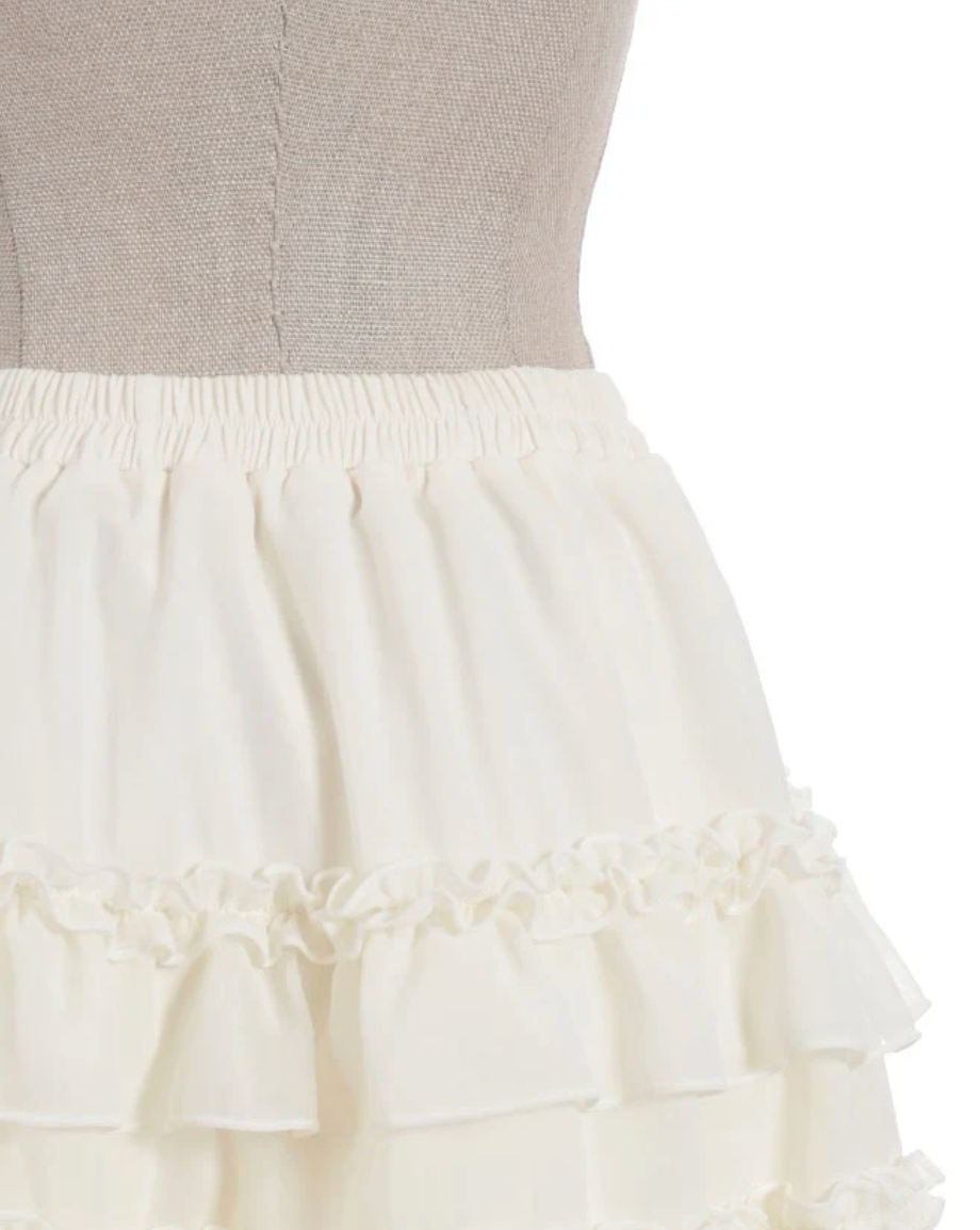 Volume Frill Skort
