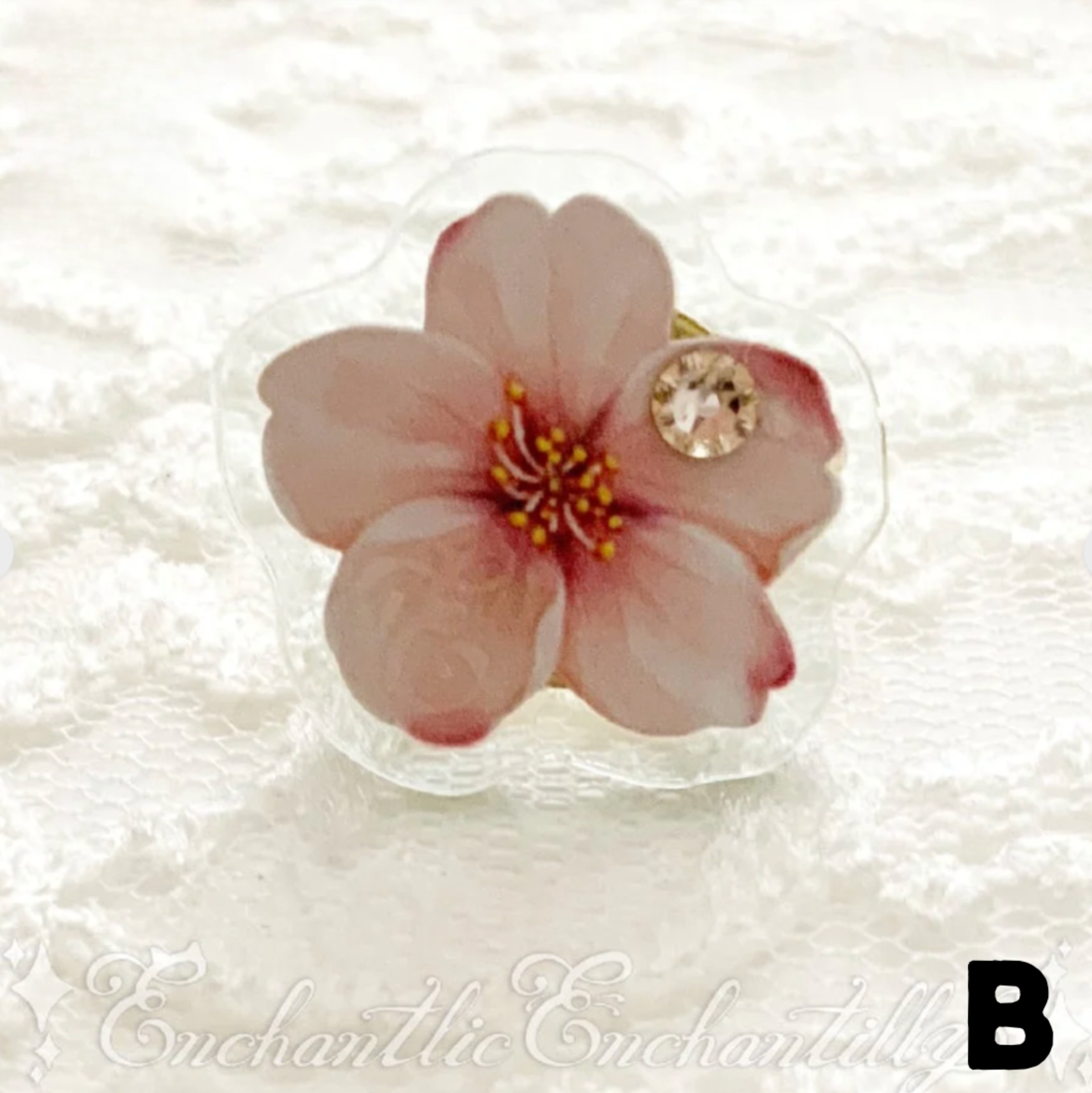 Dolled up rings - Sakura series ~Clear Background~