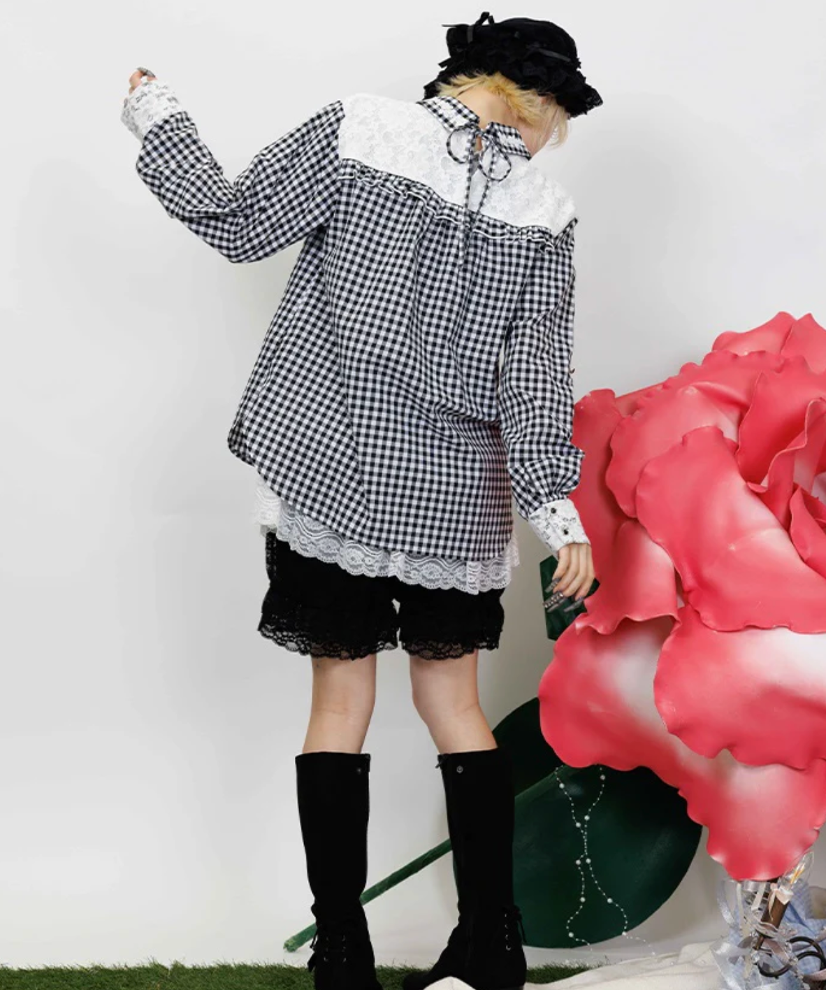 Lace Panel Shirt