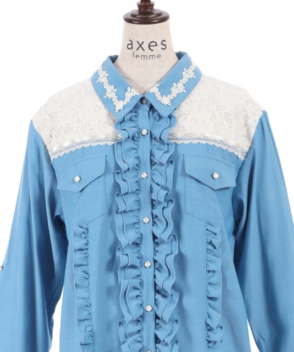Lace Panel Shirt