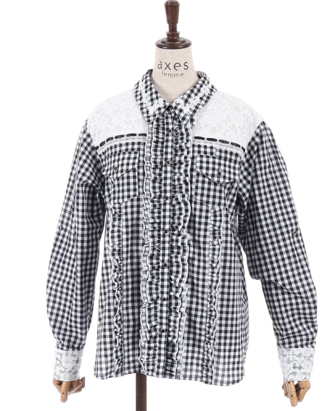 Lace Panel Shirt