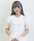 Short Sleeve Blouse with Jabot