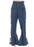 Stretch Denim Pants with Ribbon