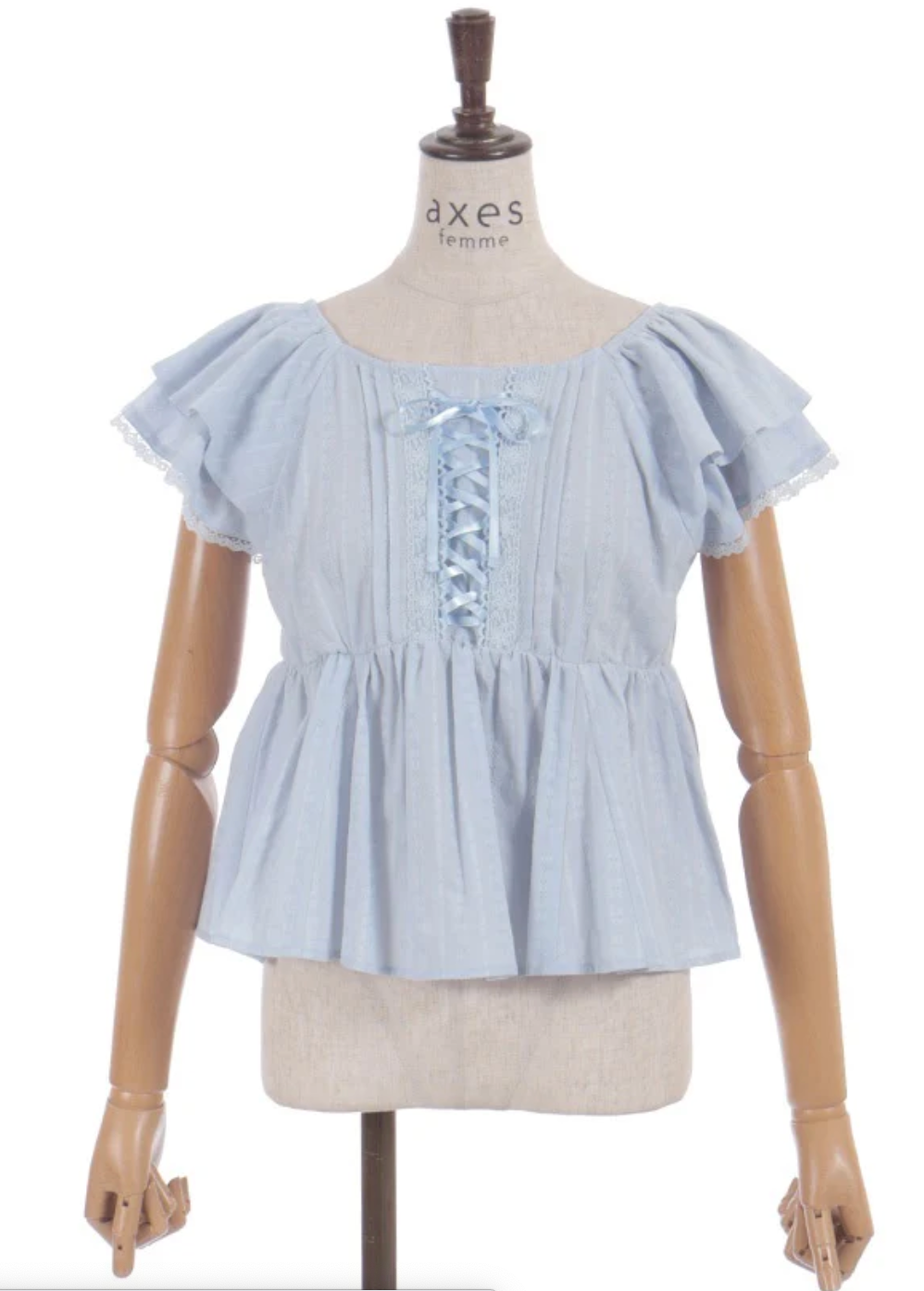 Cotton Lace Peplum Style Blouse