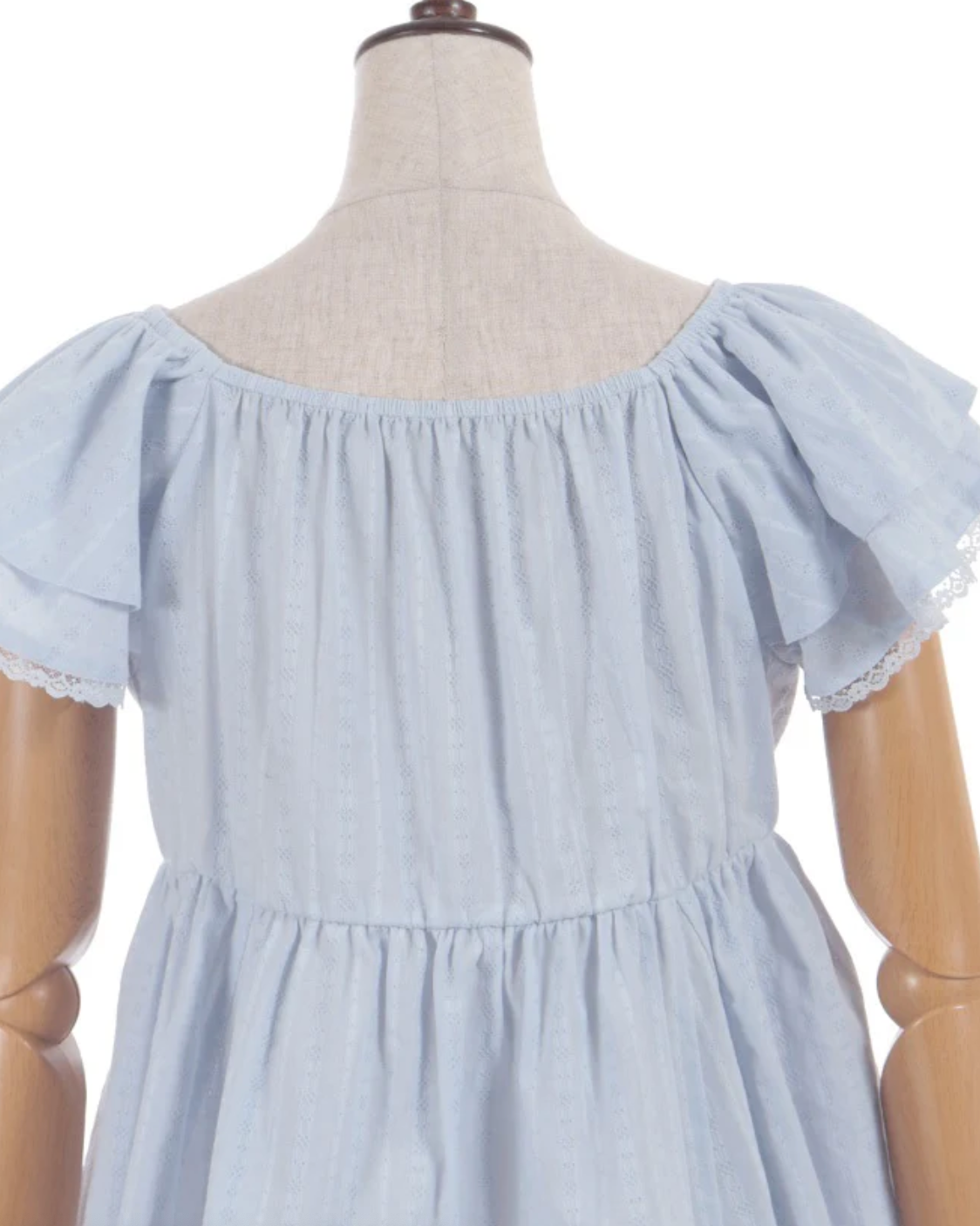 Cotton Lace Peplum Style Blouse