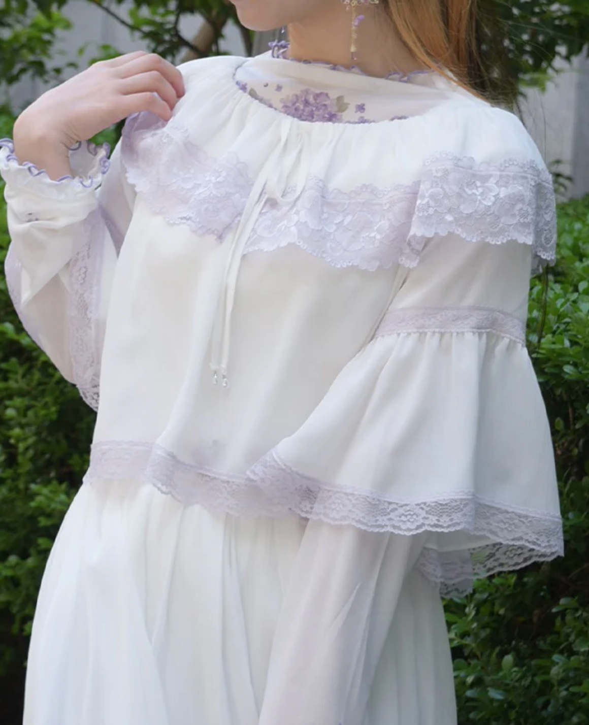 Bicolor Lamé Knit Cardigan