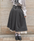 Double Button Skirt with Chain