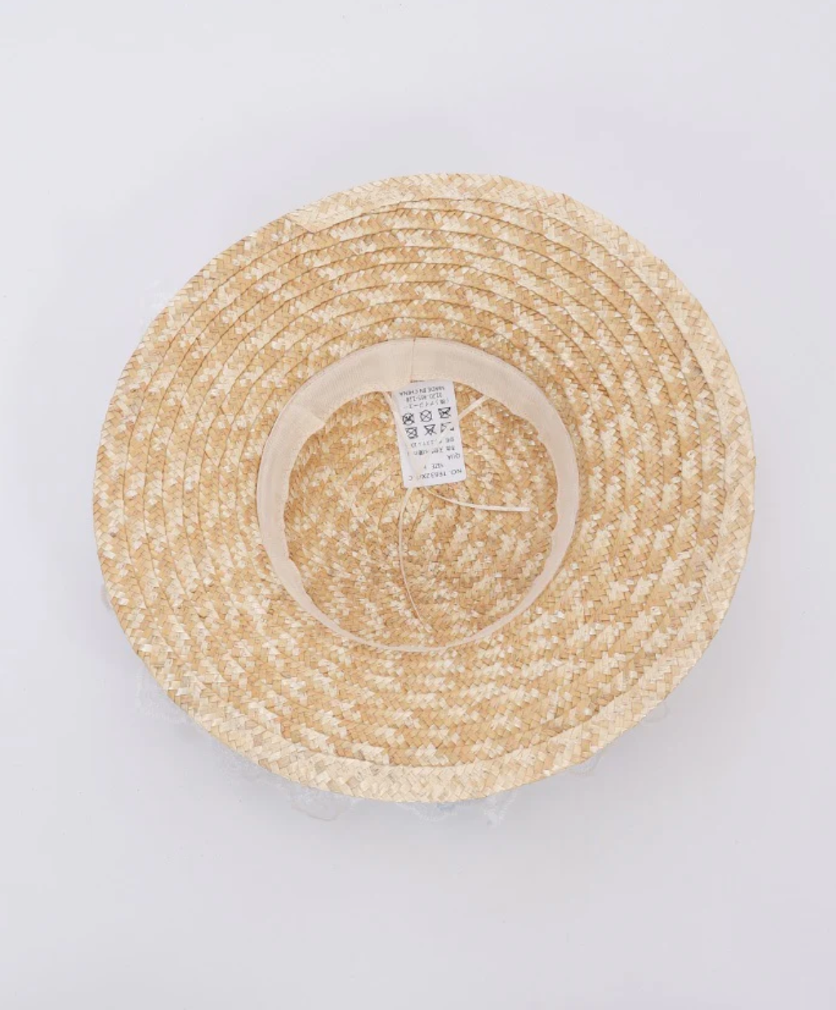 Blue Ribbon Summer Hat