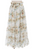 Sunflower Pattern Tiered Skirt