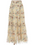 Sunflower Pattern Tiered Skirt