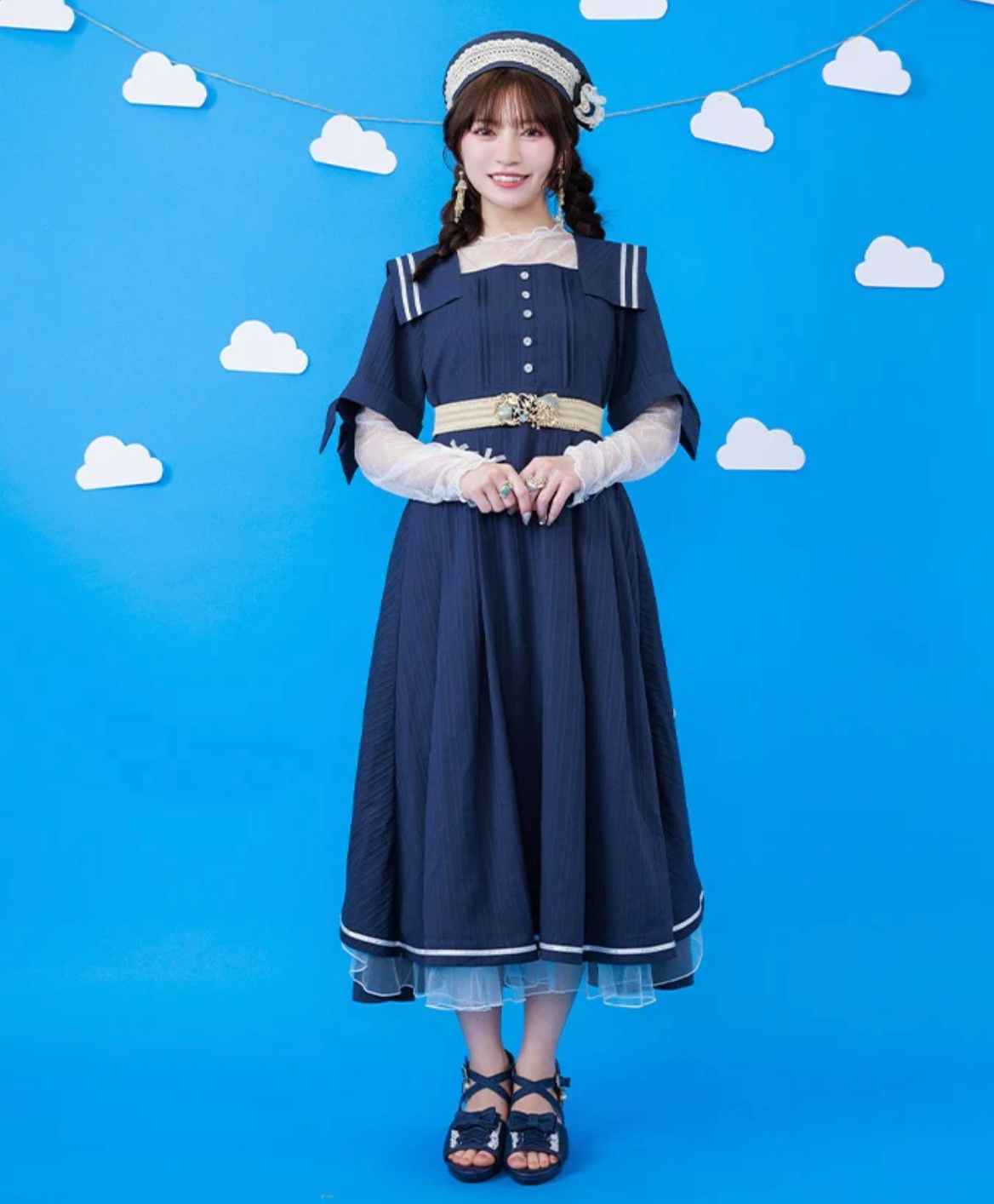 Sailor Collar Marine Dress