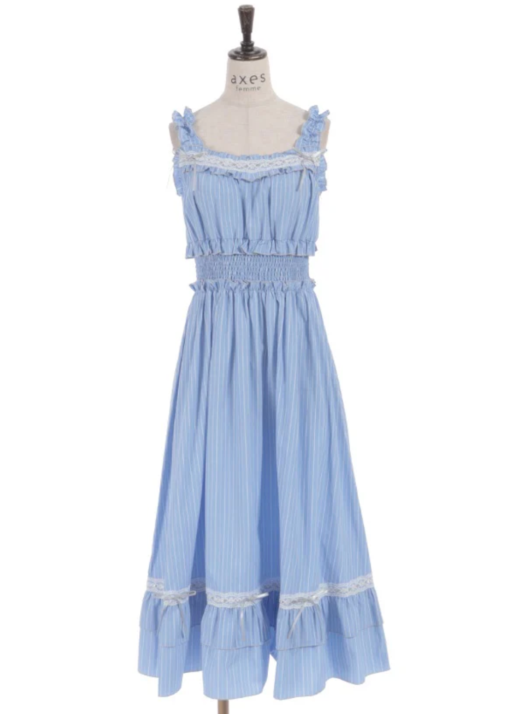 Merrowed Frill Striped Jumper Skirt