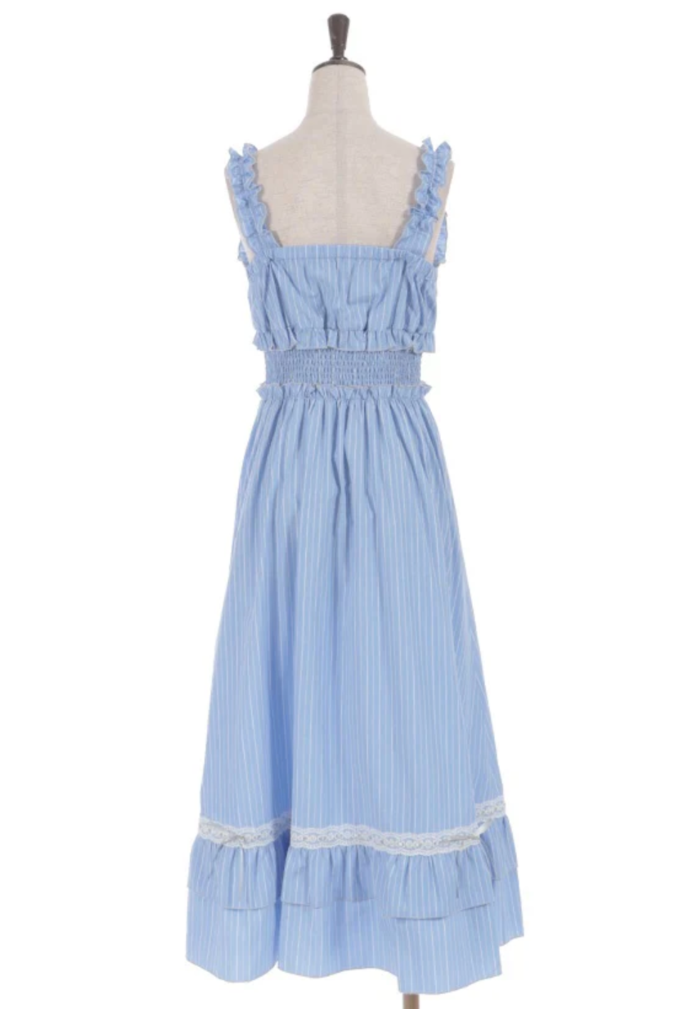 Merrowed Frill Striped Jumper Skirt