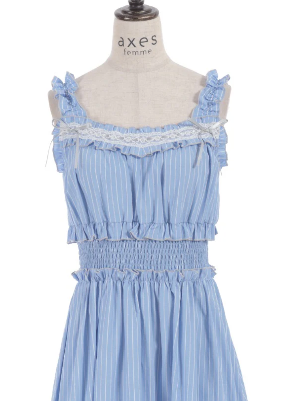 Merrowed Frill Striped Jumper Skirt