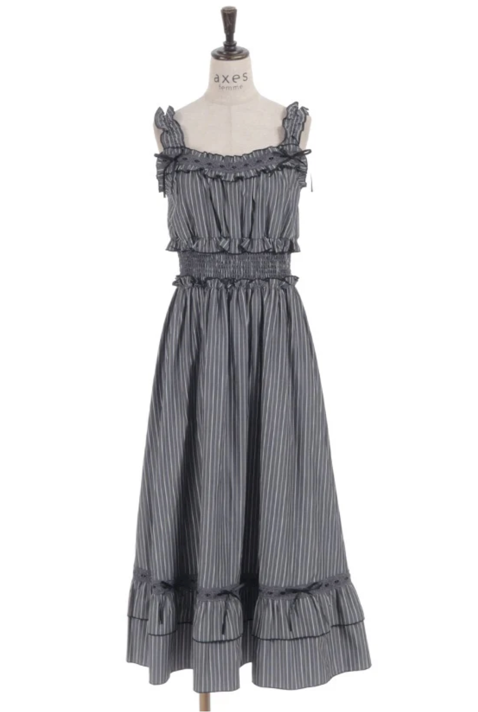 Merrowed Frill Striped Jumper Skirt