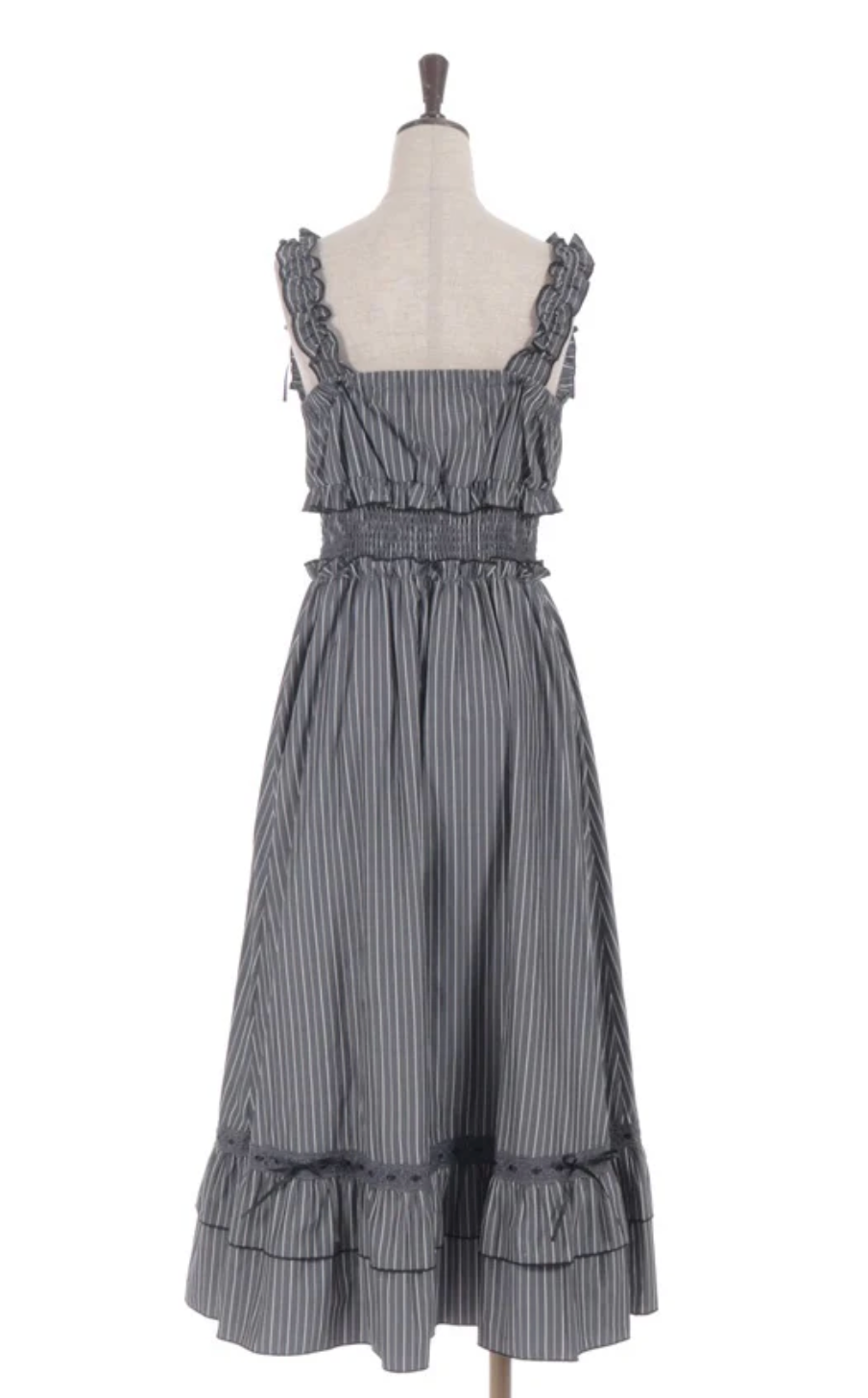 Merrowed Frill Striped Jumper Skirt