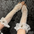 Forbidden Prayer Lace Long Gloves