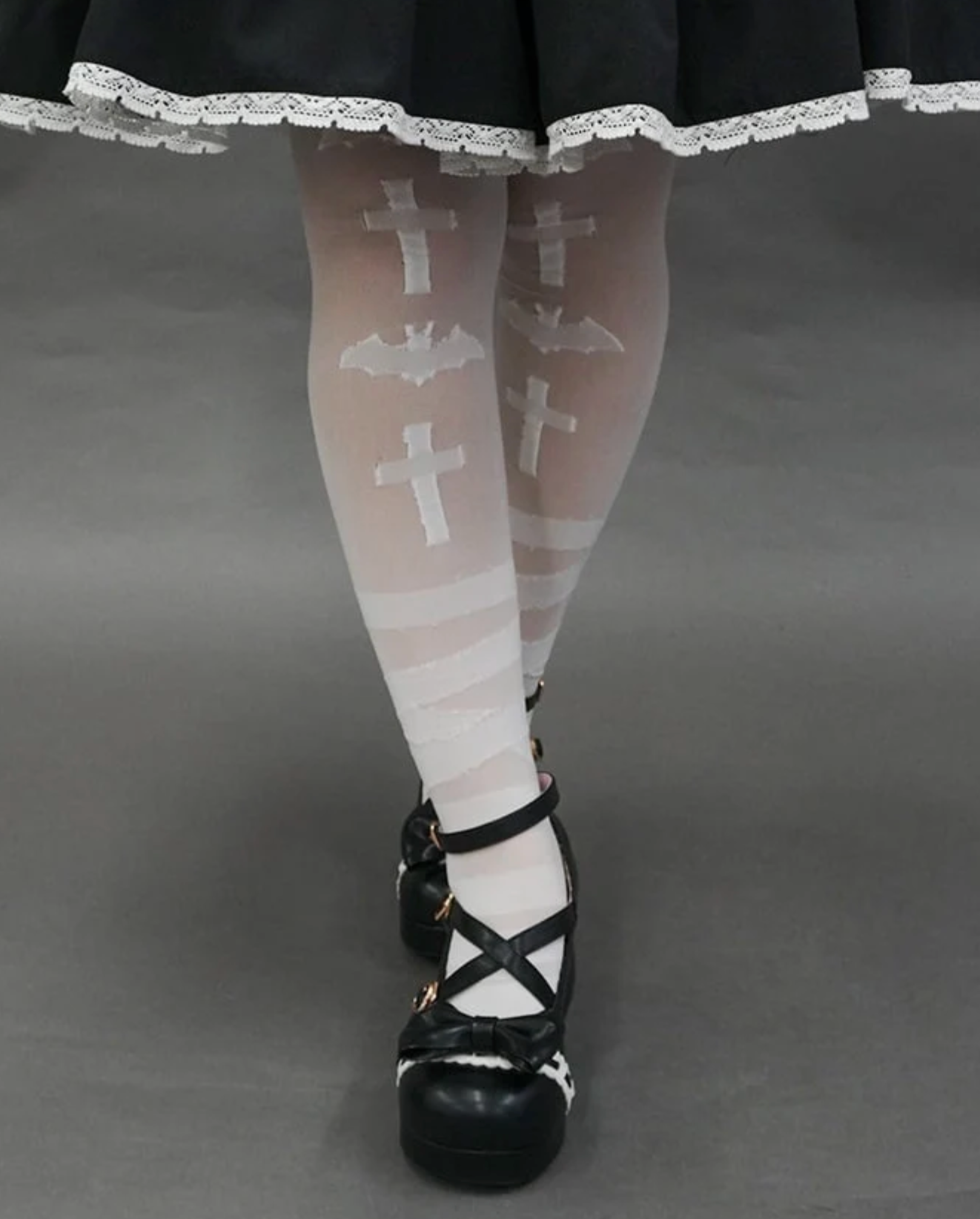 Gothic Openwork Over-knee Socks