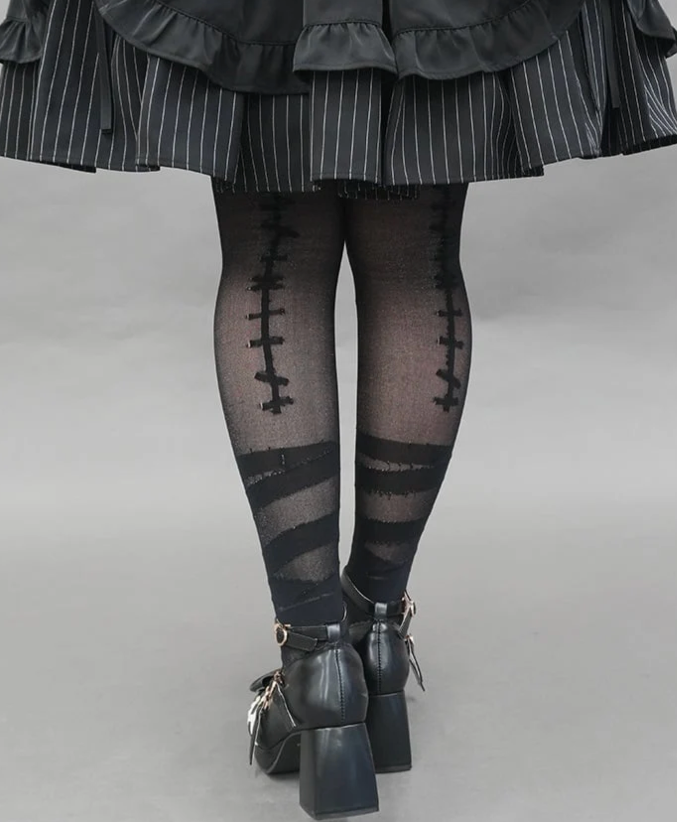 Gothic Openwork Over-knee Socks