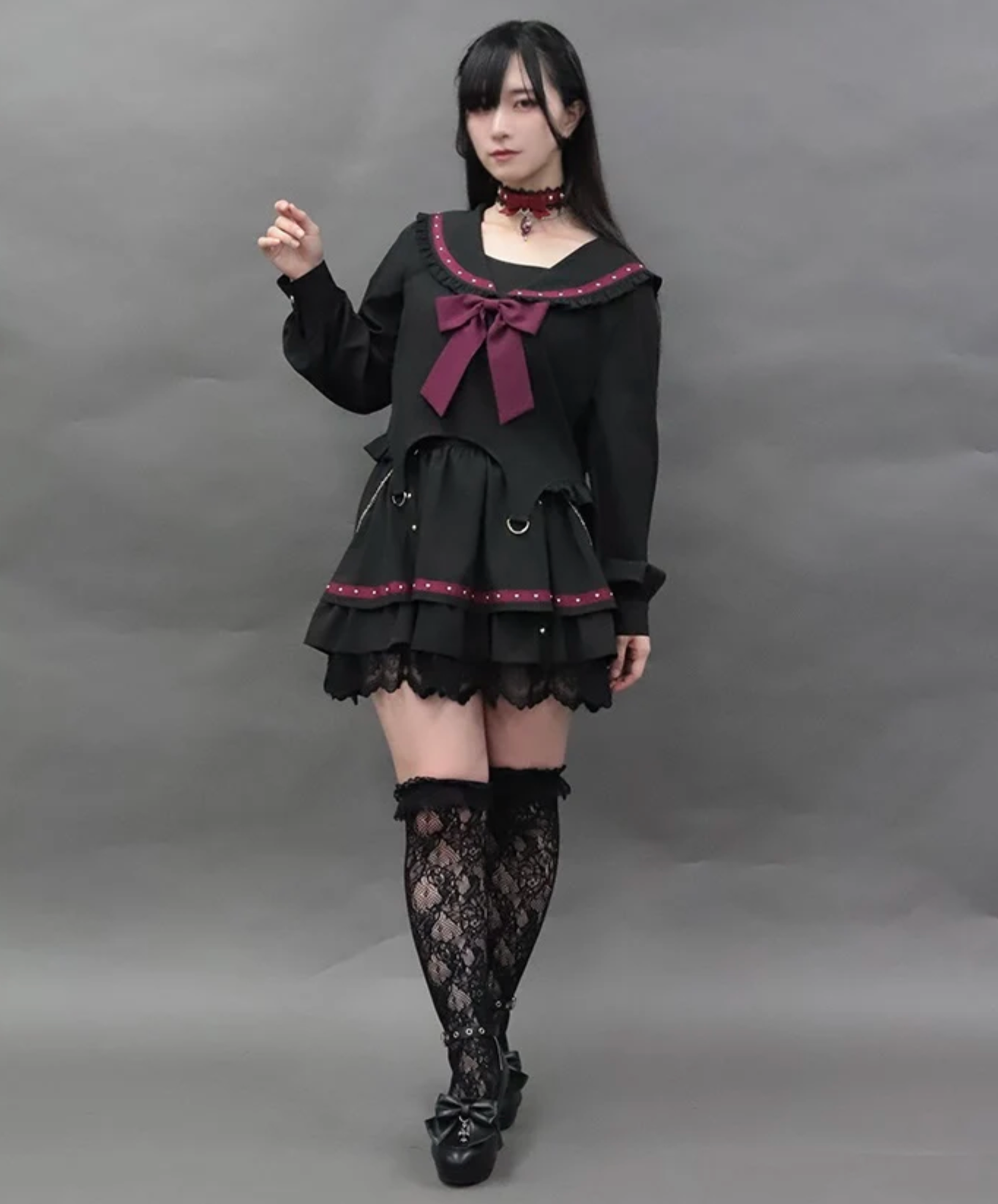 Studs Design Mini Skirt